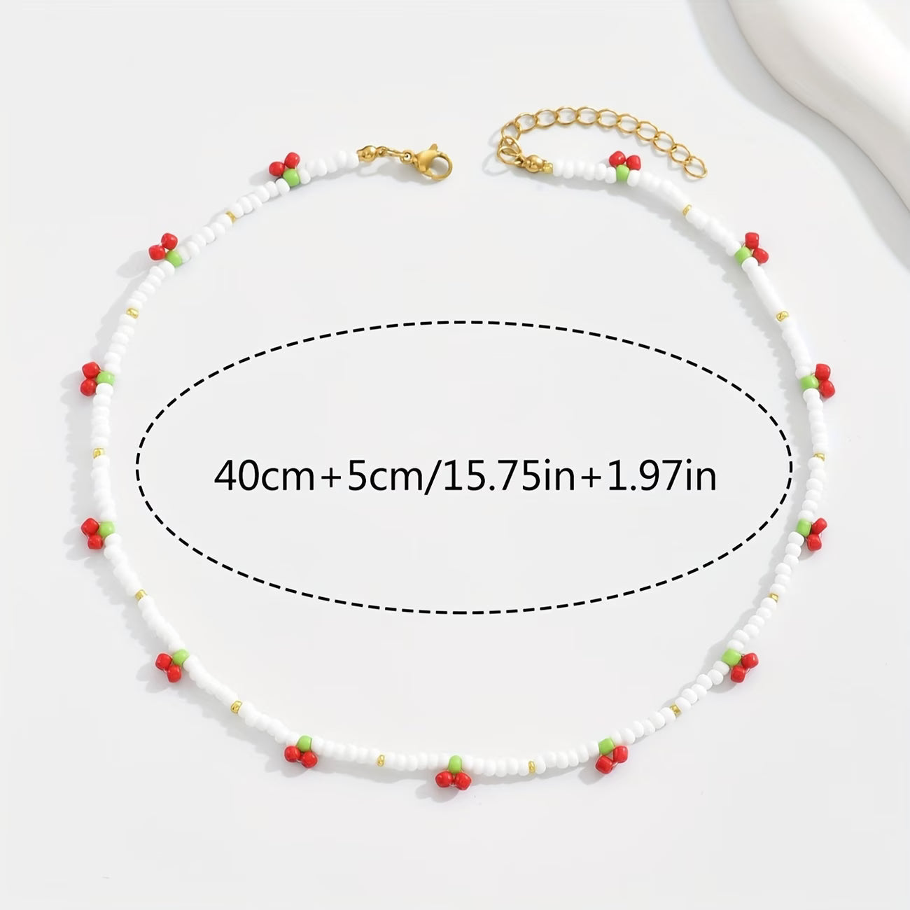 Minimal Cherry Necklace