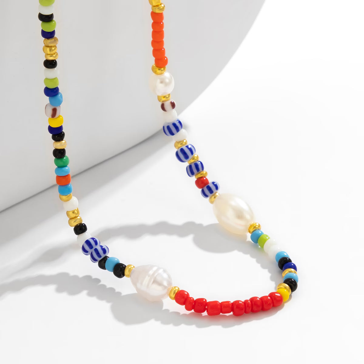 Colorful Pearl Necklace