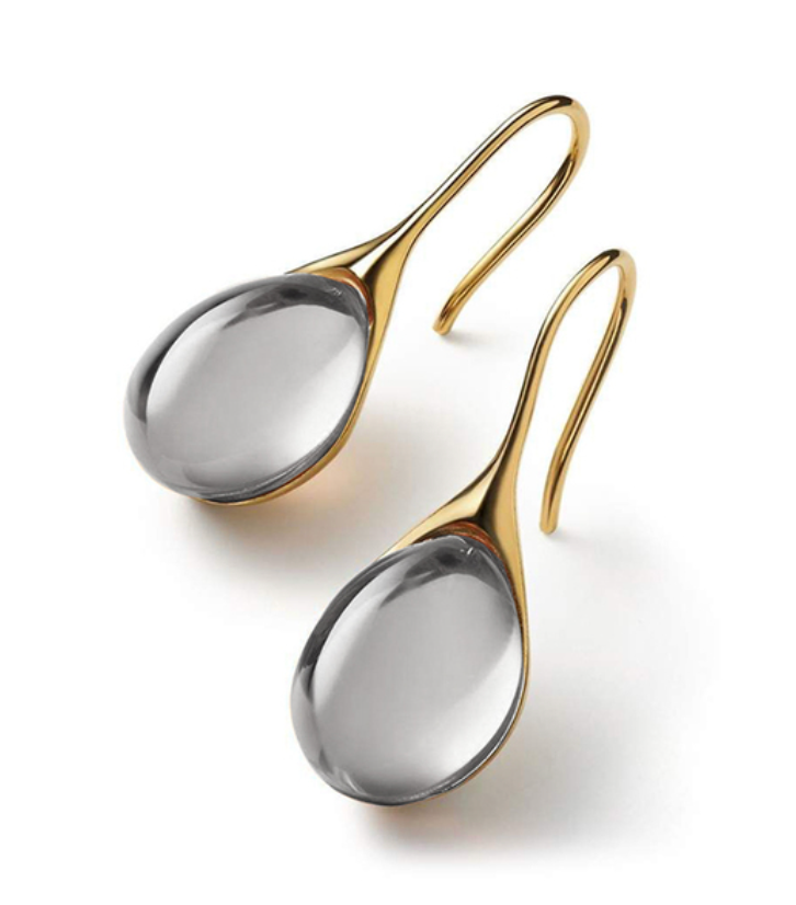Classic Cabochon Drop Earrings