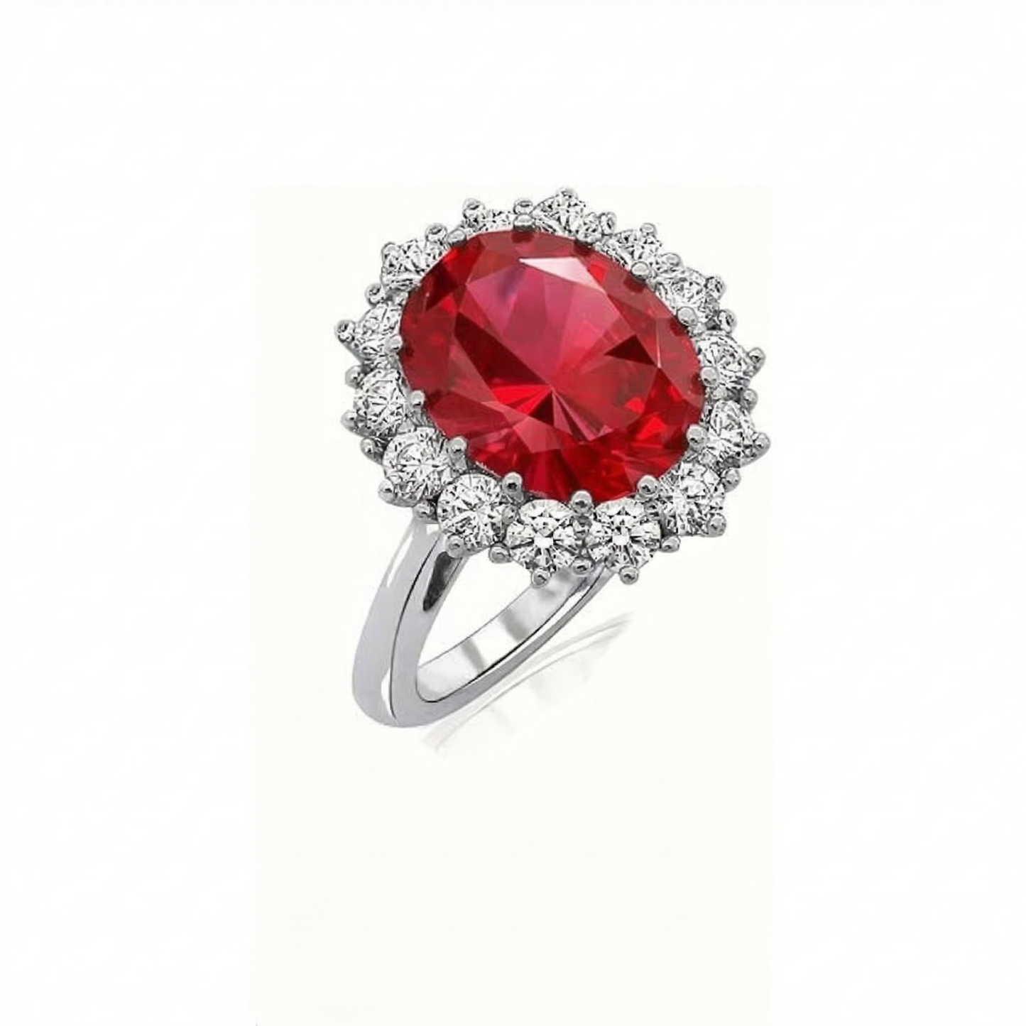 Sophisticated Scarlet Ruby Gold Ring