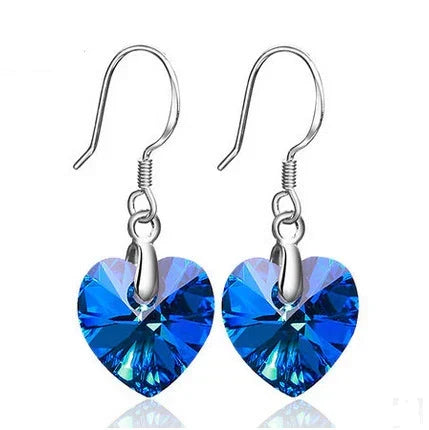 Refined love Sapphire Jewelry Set
