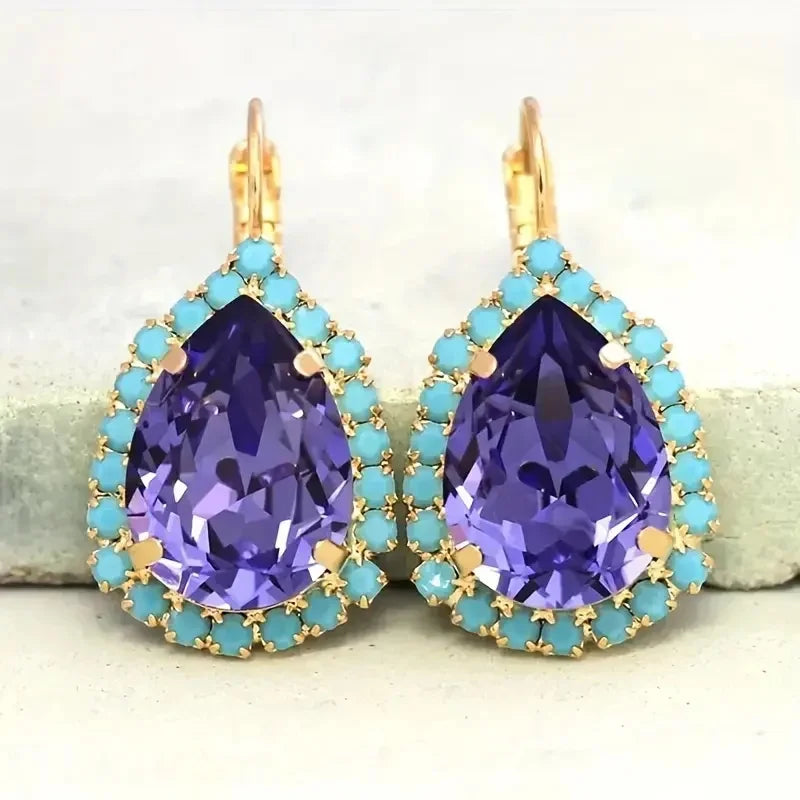 Elegant Vintage Crystal Earrings