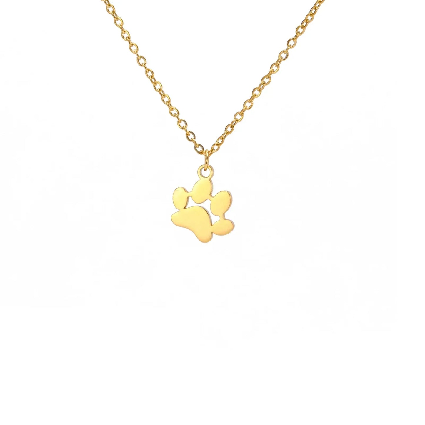 Elegant Stainless Steel Paw Necklace
