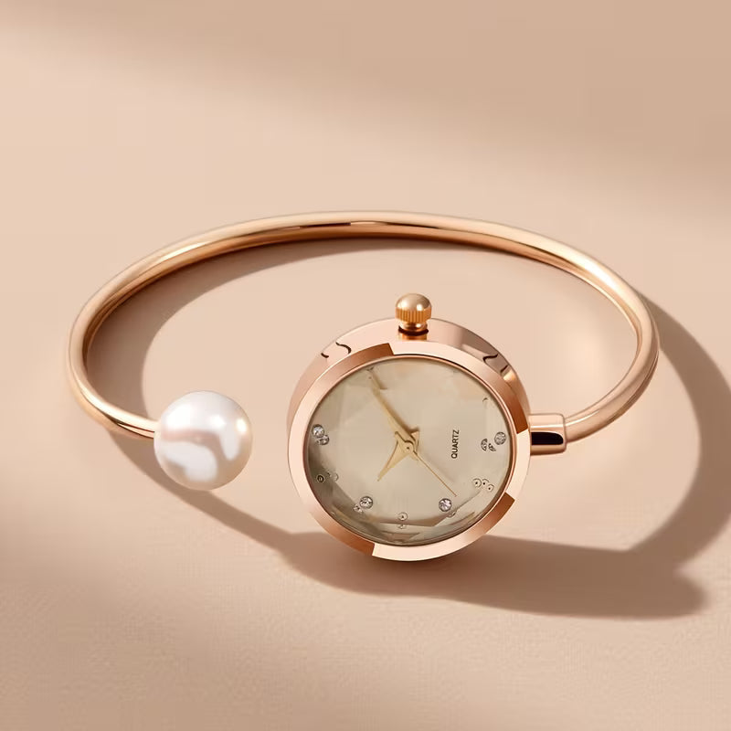 Premium Pearl Bracelet Watch